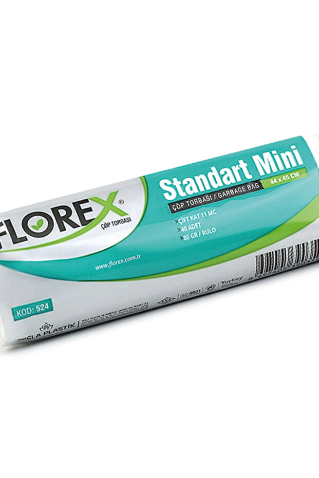 Standart Mini Boy Çöp Torbası 44x45 Cm 40'lı Rulo Beyaz 10 Rulo (400 Adet) - 4