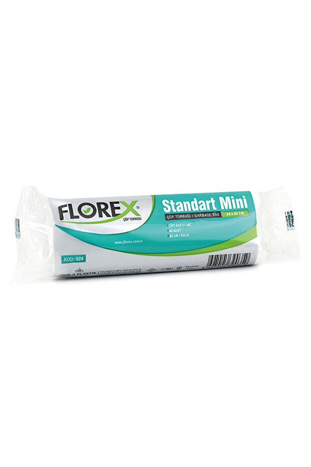 Standart Mini Boy Çöp Torbası 44x45 Cm 40'lı Rulo Beyaz - 1