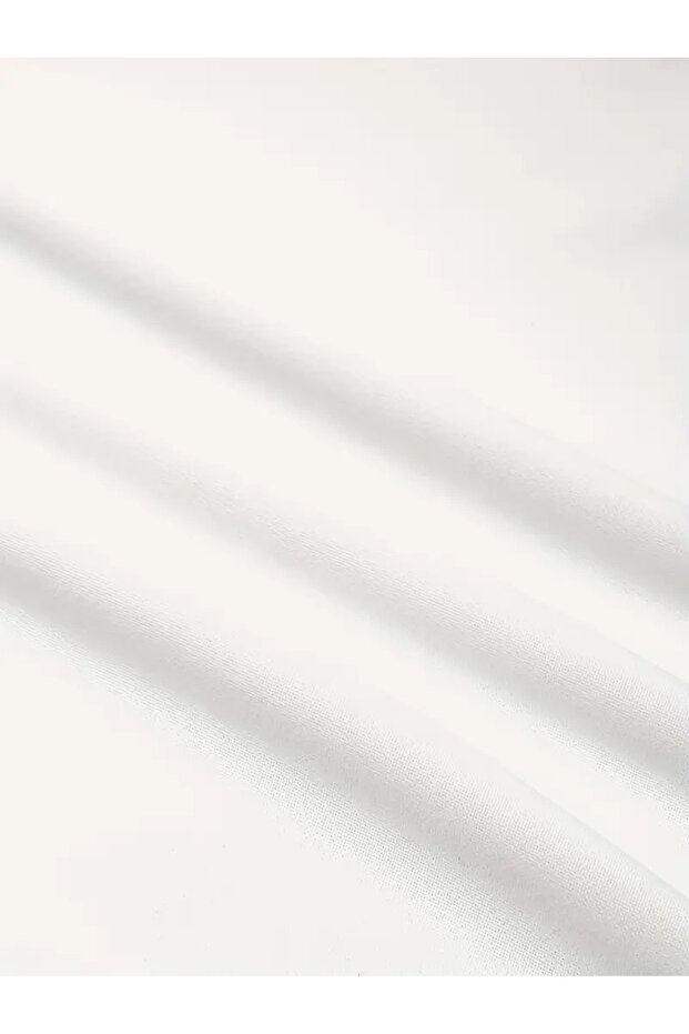 Leopard Pattern Bow Printed White Crew Neck Sweatshirt - 5