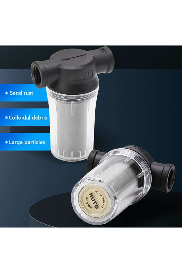 Spin Down Sediment Filter DN15 Pre-Filtration System 250 Mesh Filtration Precision Reusable Sedim...