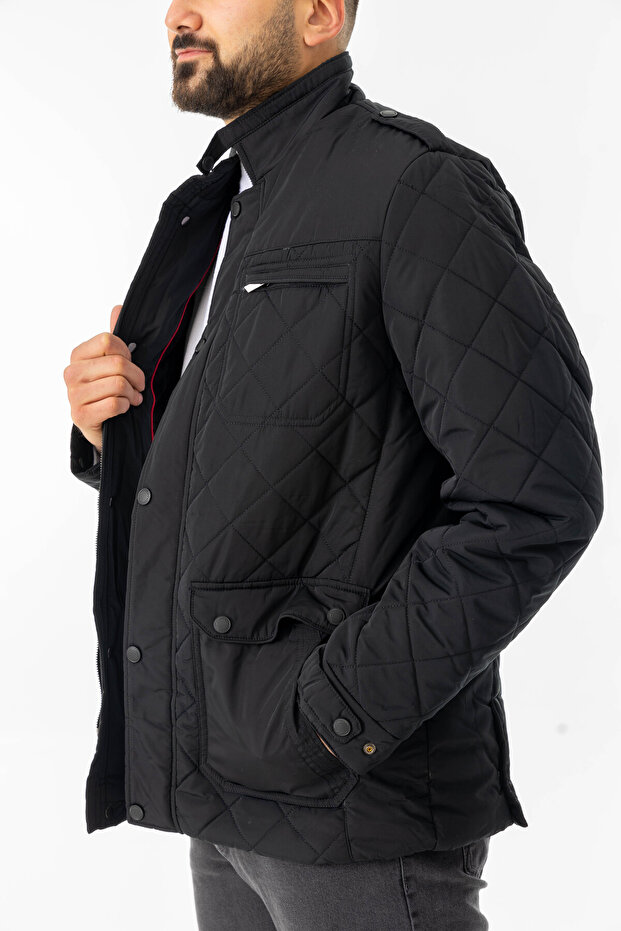 Men's Imported Quilted Coat - 5