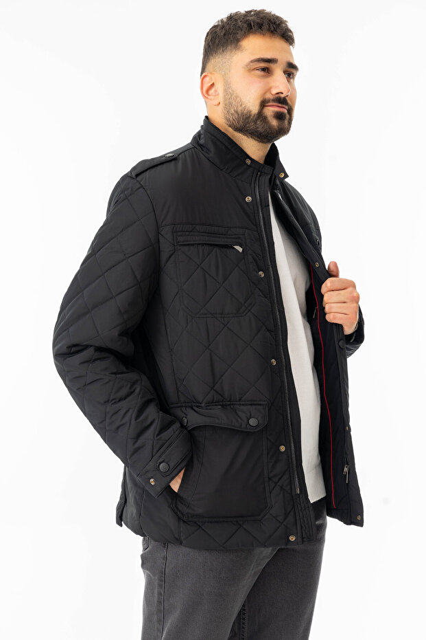 Men's Imported Quilted Coat - 6
