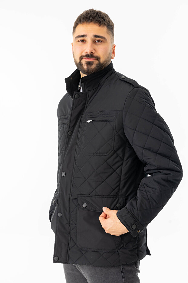 Men's Imported Quilted Coat - 2