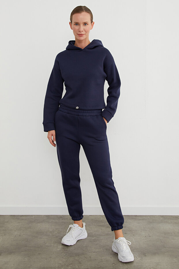 طقم جوجر بقلنسوة ورباط خصر من 3 قطع - 2