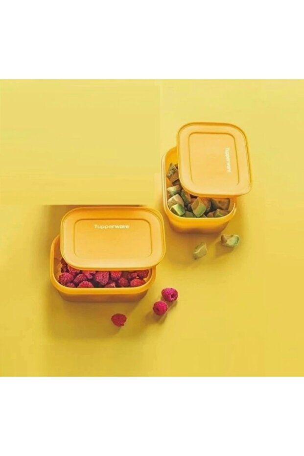 طقم ألاسكا 450 مل × 2 / حاوية تخزين برتقالية اللون - 3