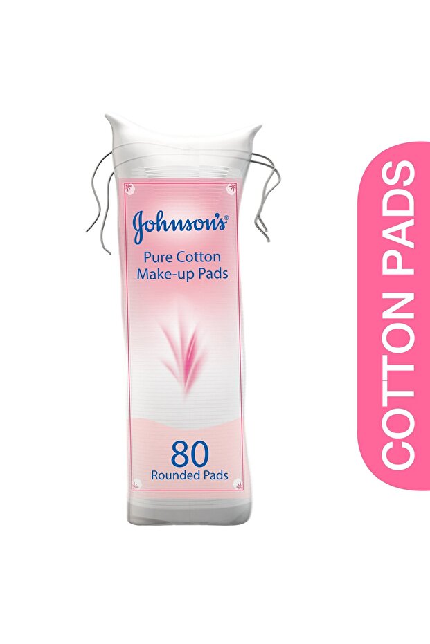 Johnson's Pure Cotton Pads 80pcs
