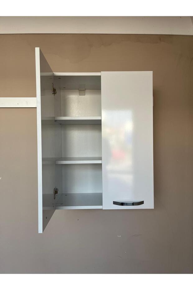 80CM x 80CM MDF Mutfak Üst Dolap Modülü 2 Kapaklı - 2