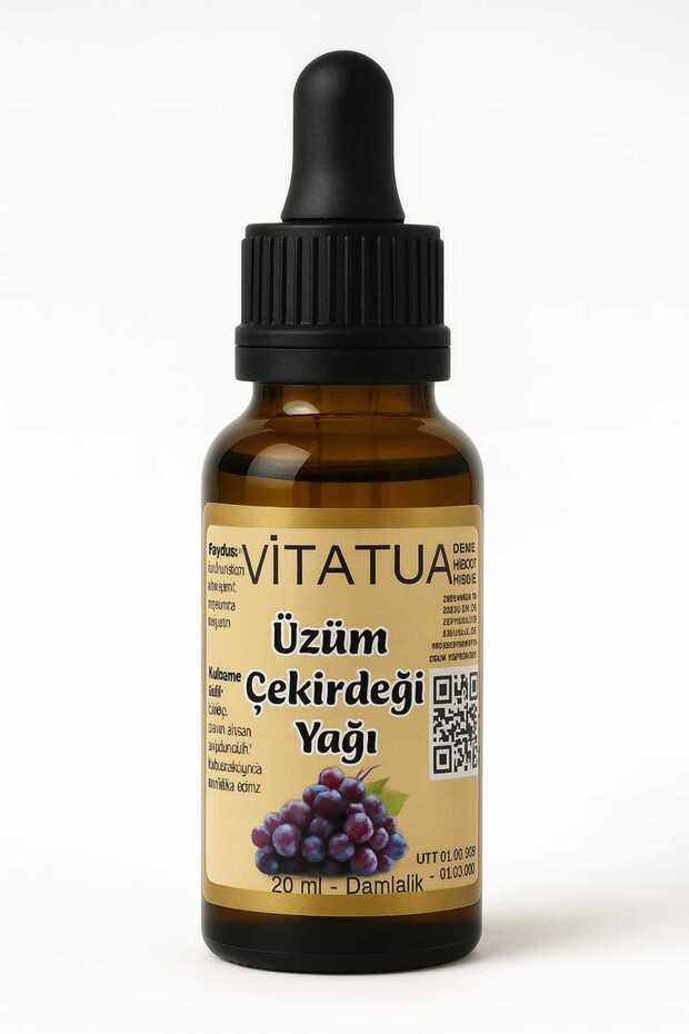 زيت بذور العنب 100% زيت عطري عشبي طبيعي 20 مل