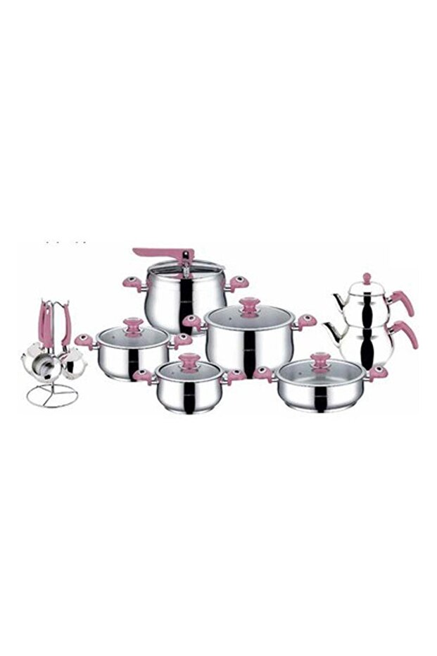 18 Parça Çelik Tencere Seti - 1
