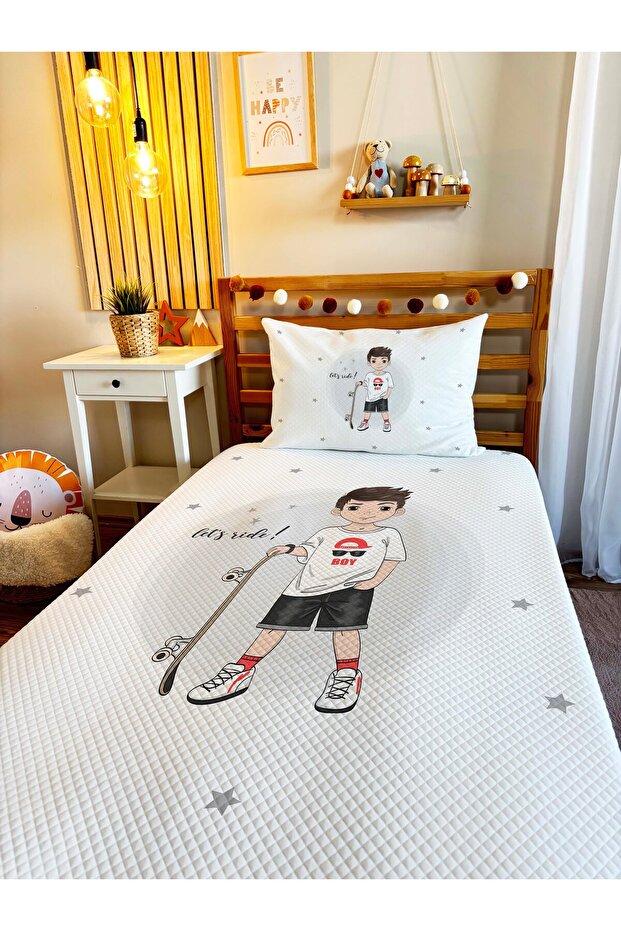 سكوتر بيك للشباب منقوش بنمط بيكيه - 3