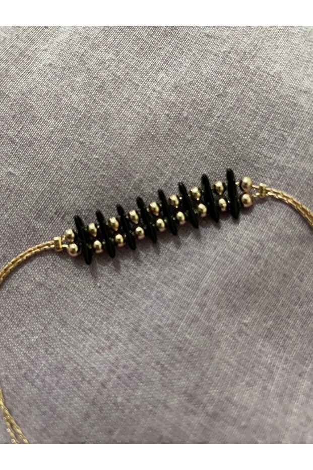 Siyah şık halhal - 2