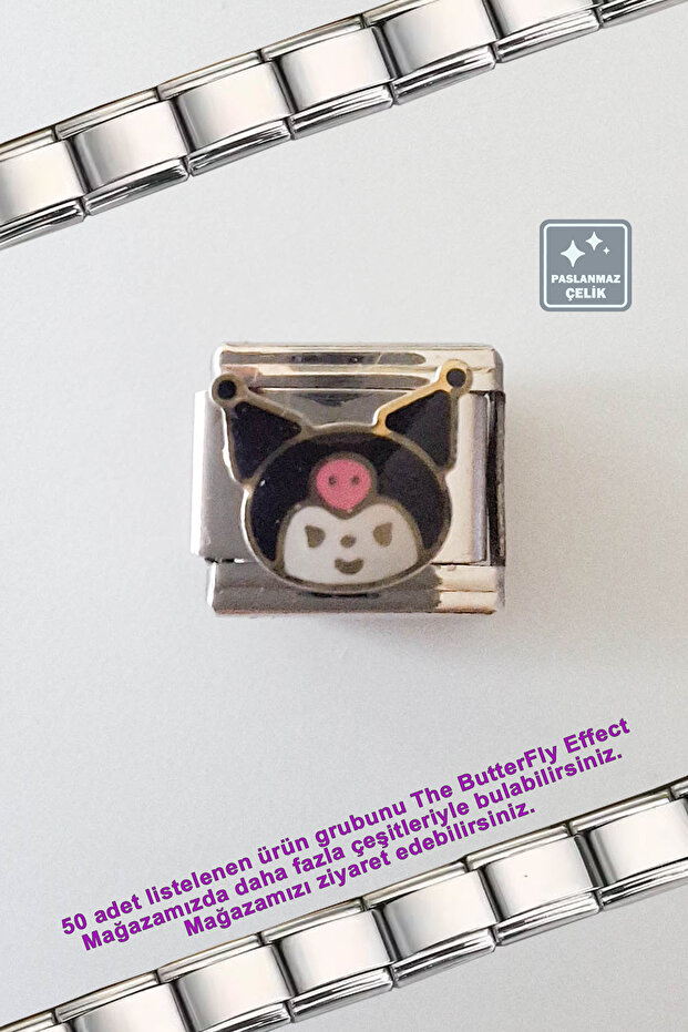 Italian Steel Bracelet - Single Charm