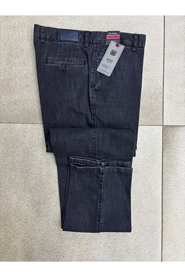 DESIGN PAMUK KOT KLASIK YANDA CEPLİ GENİŞ PAÇA - 7