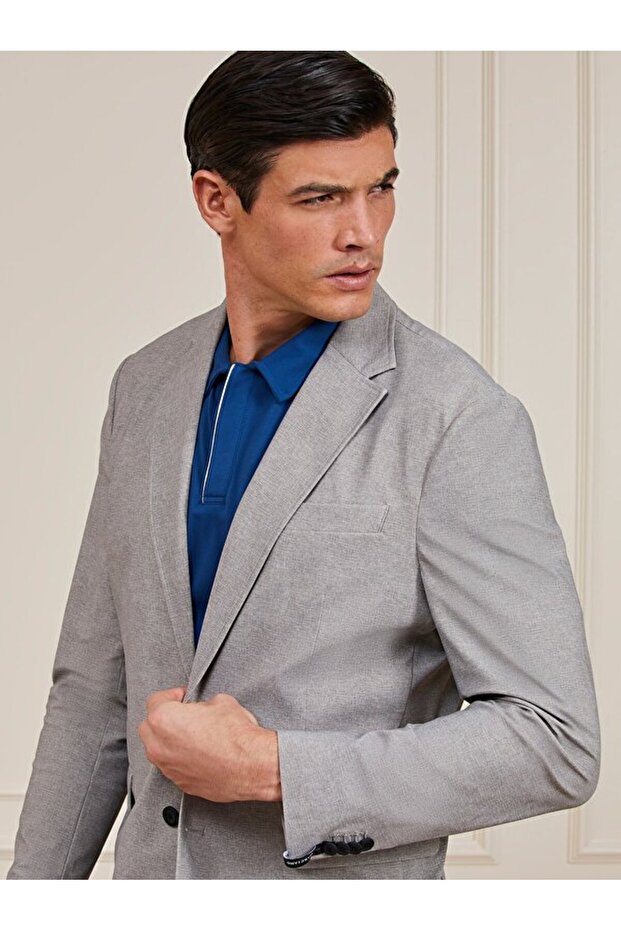 Wıston Erkek Tek Düğmeli Ceket - 5