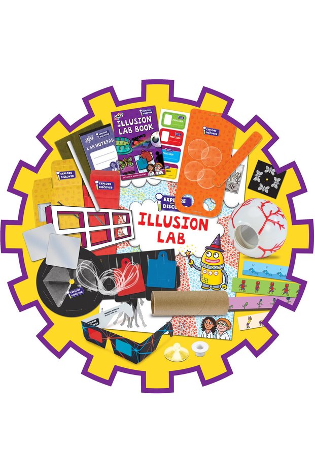Educational Game Set: 9 Experiments Illusion Lab