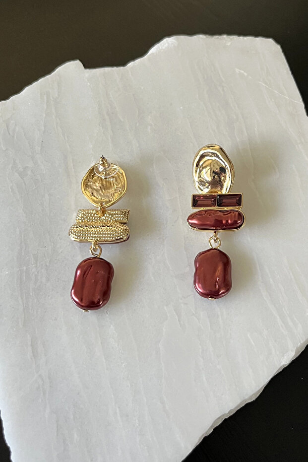 أقراط بيضاوية متدلية - 3