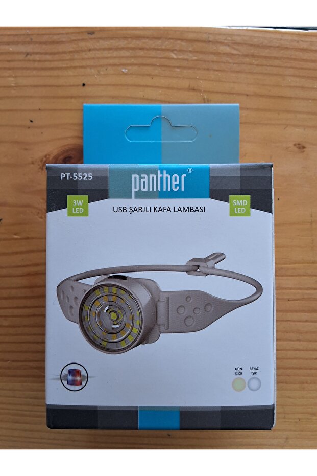 PT-5525 USB Şarjlı Kafa Lambası - 1