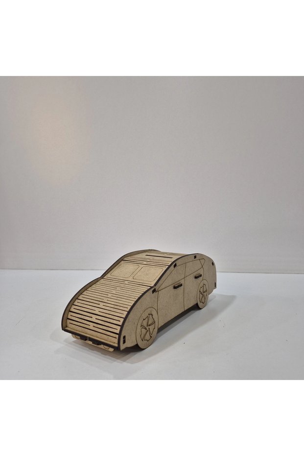 Car Shaped Piggy Bank Wooden Painting Set | Educational Saving and Painting Activity for Kids | Mdf