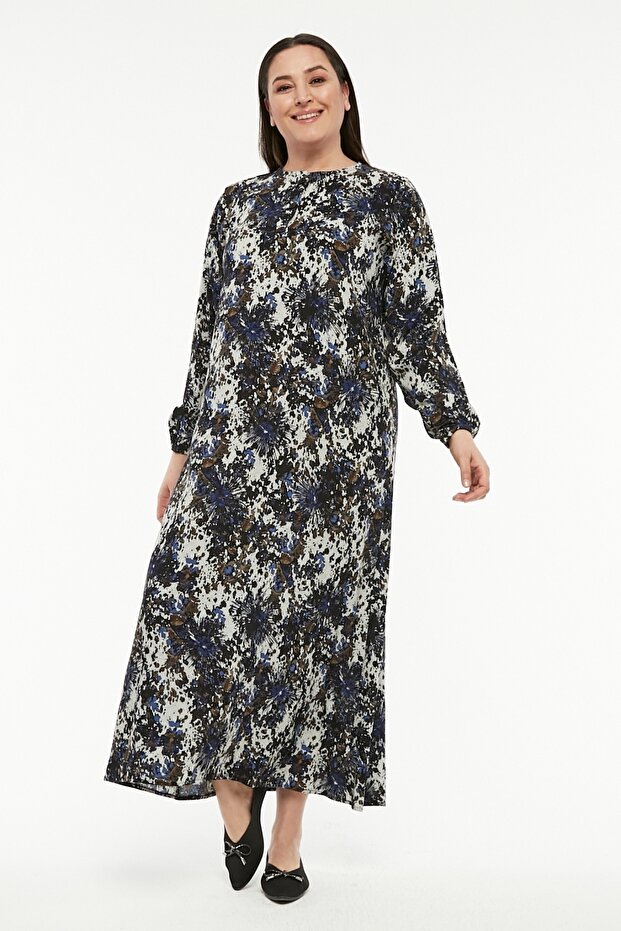 ROCHIE LUNGĂ CU TĂIȚE DE CLOPOT - 2