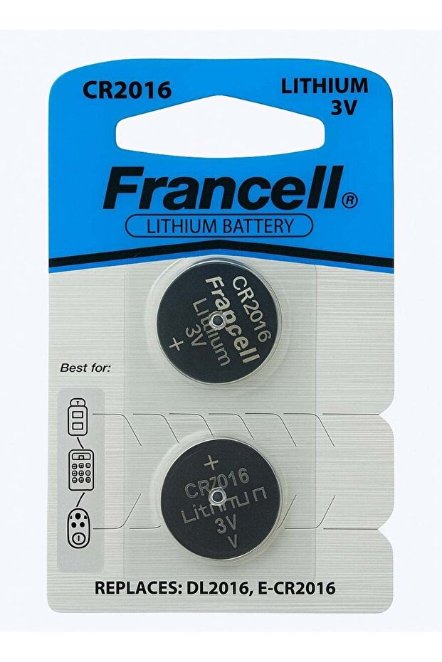 CR2016 Lithium Battery 3V – Pack of 2