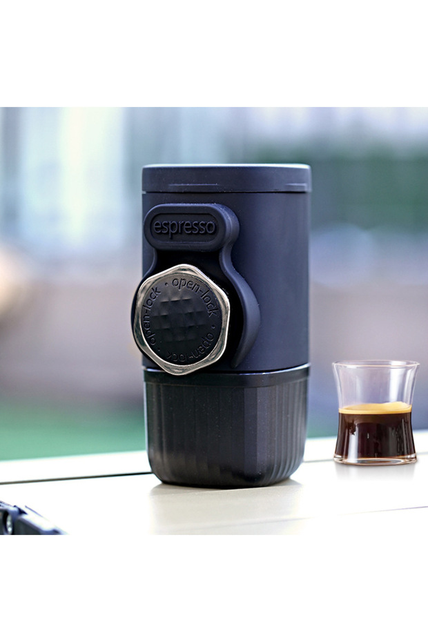 Seyahat Tipi Espresso Makinesi 15 Bar - Kapsül & Öğütülmüş Kahve, 100 ml - 4
