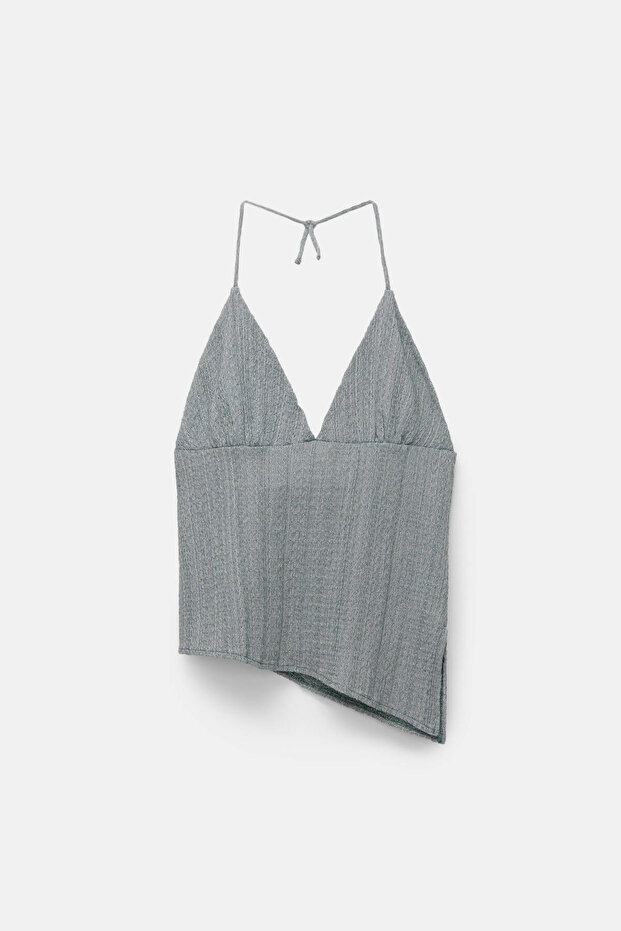 بلوزة كريب غير متماثلة - 4