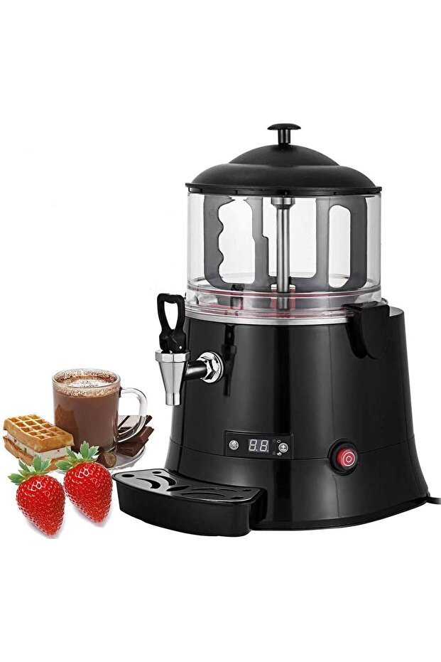 WWART 5L Commercial Hot Chocolate Maker, Electric Chocolate Beverage Dispenser for Restaurants Baker
