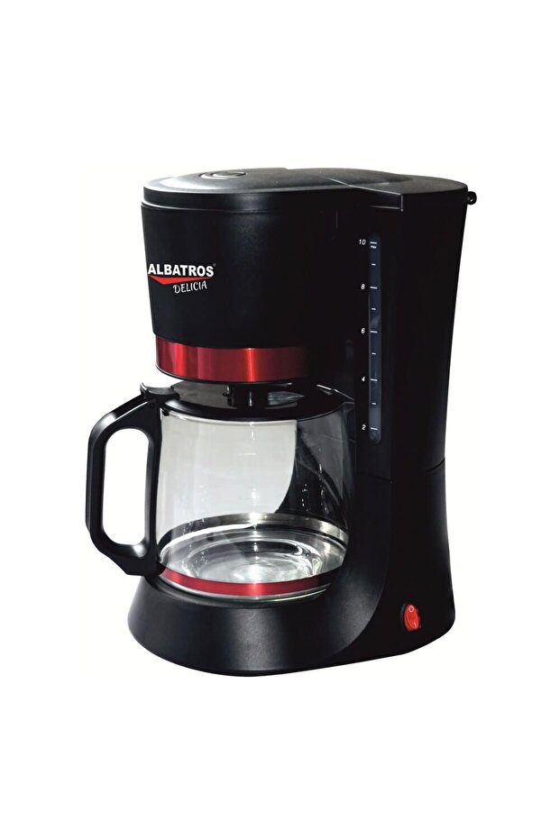 Coffee maker, power 680 W, 1.2 l, capacity 10 cups, anti-drip function, on/off button, no... - 2