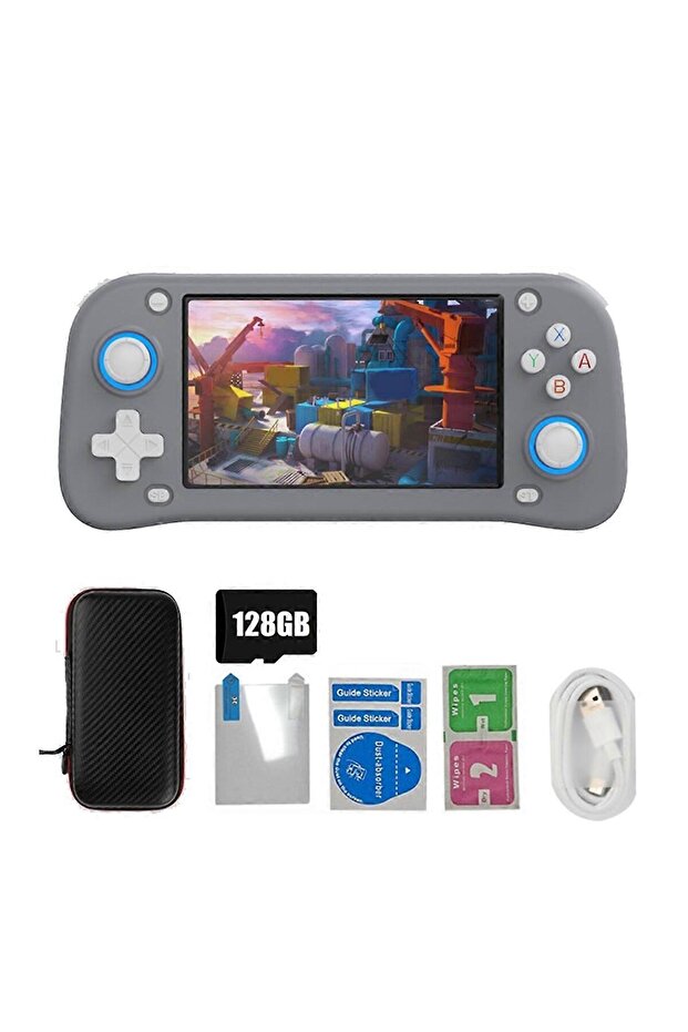 XF43 Retro Handheld Game Console 128G 4.3 Inch IPS Screen