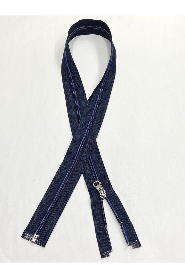 Tracksuit Coat Zipper / 76 cm / Navy Blue Stitching / Msn011