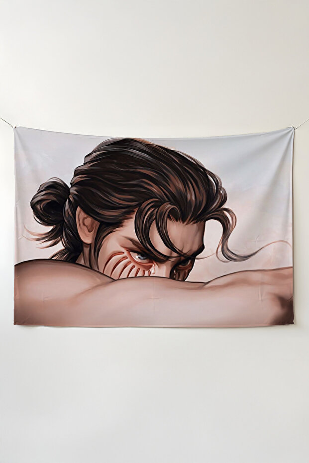 Attack on Titan Vertical Wall Covering – Anime Themed Quality Fabric Room Decor Tapestry Wall Carpet