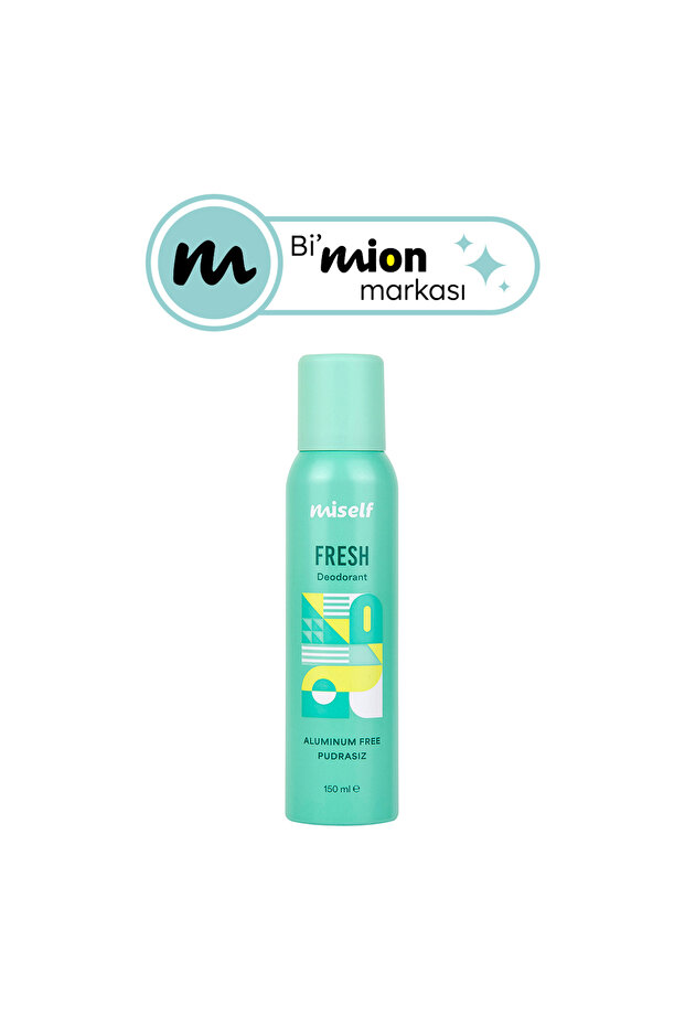Miself Deodorant Fresh 150 Ml - 1