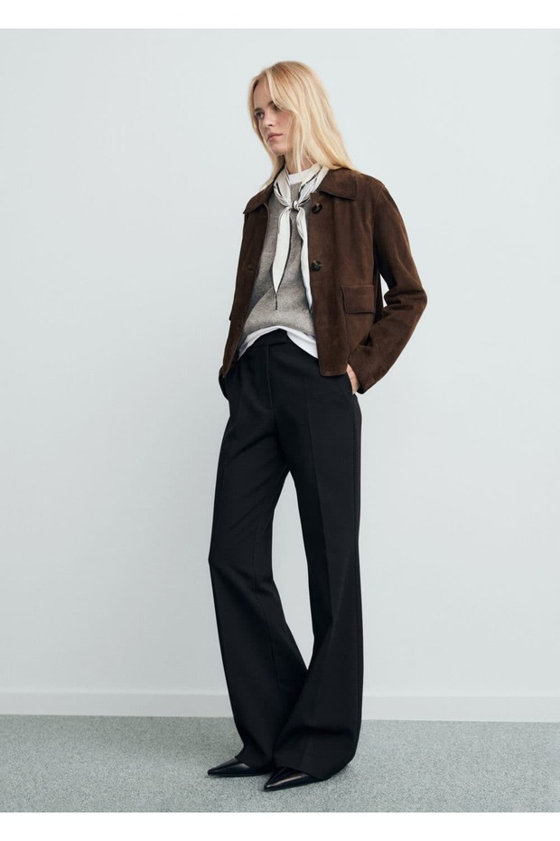 Wideleg-Hose mit mittlerer Taille - 2