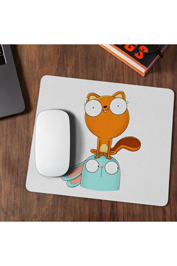 Mousepad Kiff Barry Squirrel Rabbit - 1