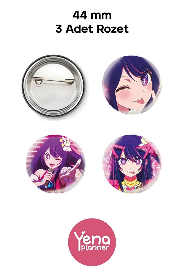 Oshi No Ko Bag Ornament / Badge Set