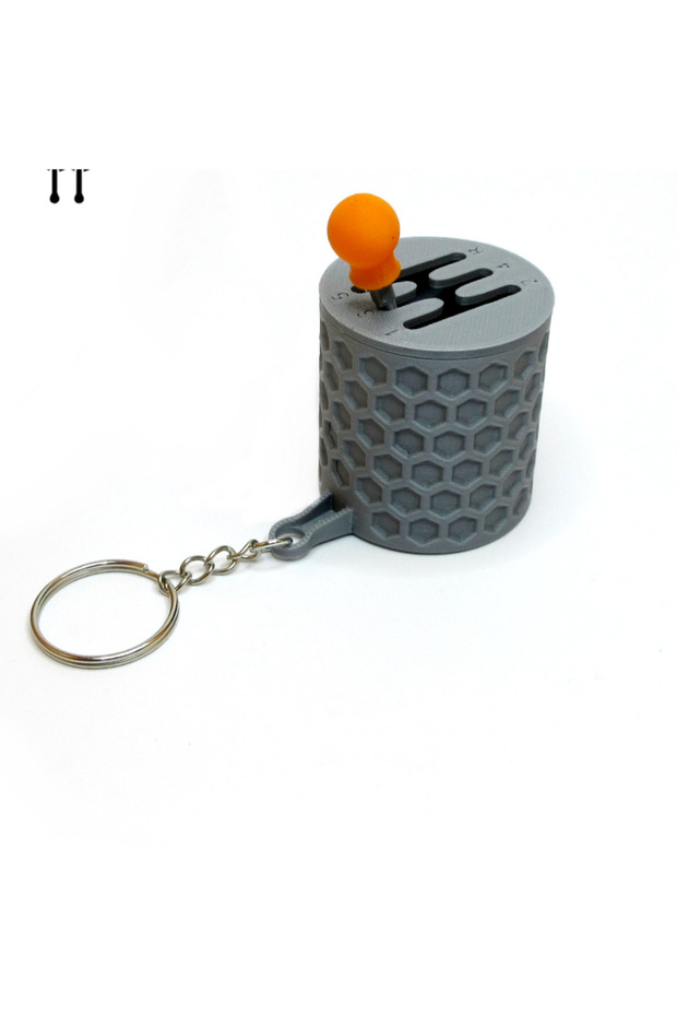 سلسلة مفاتيح على شكل علبة تروس - 1