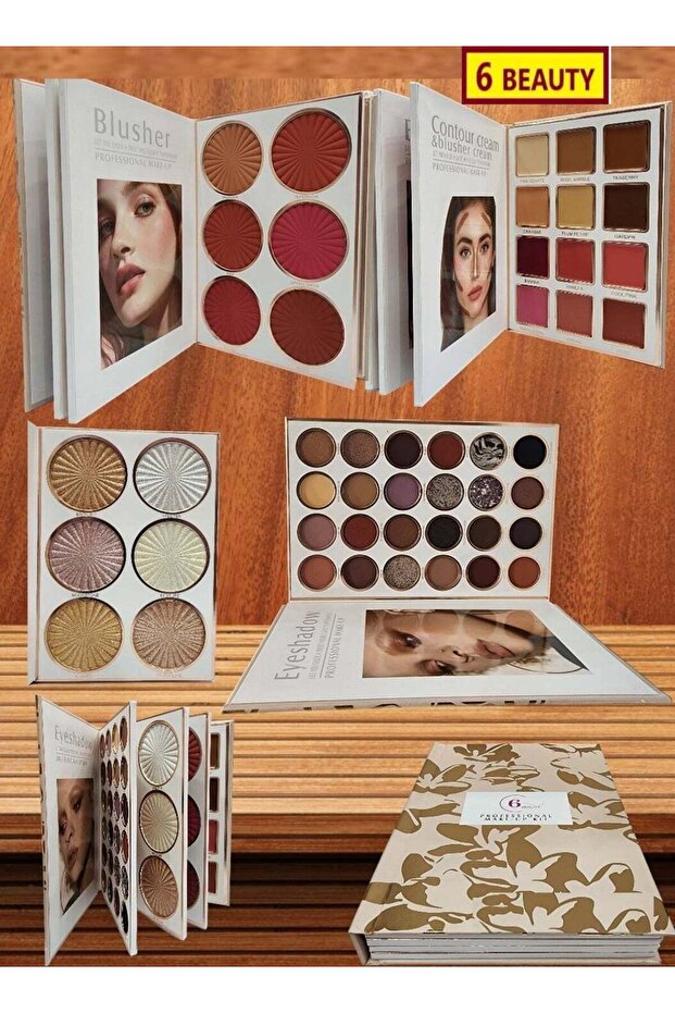 مجموعة مكياج على شكل كتاب - 1