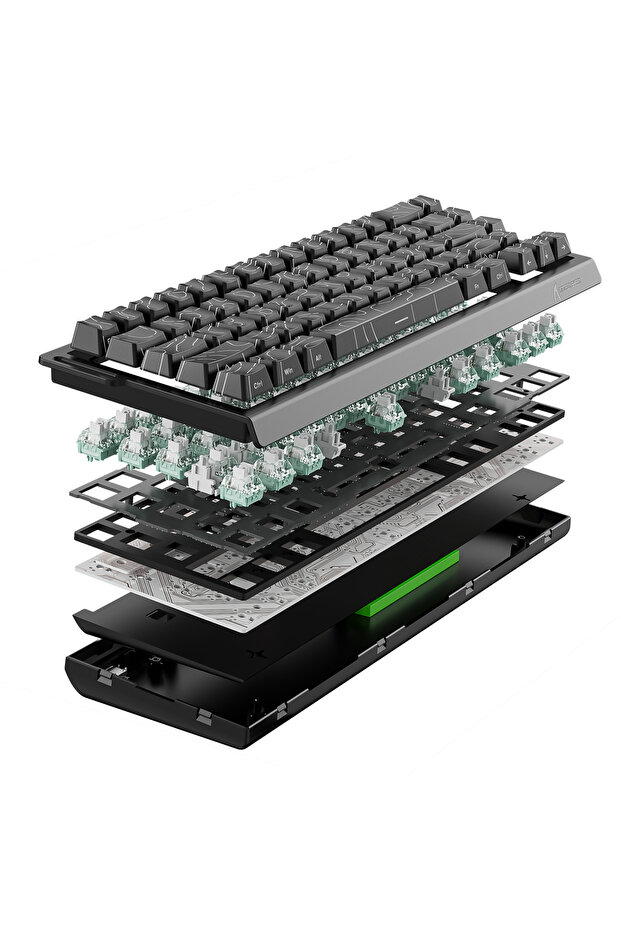 ATTACK SHARK X68 HE Clavier 8000Hz Rapid Trigger, Clavier Gamer Filaire RGB 60% avec Précision