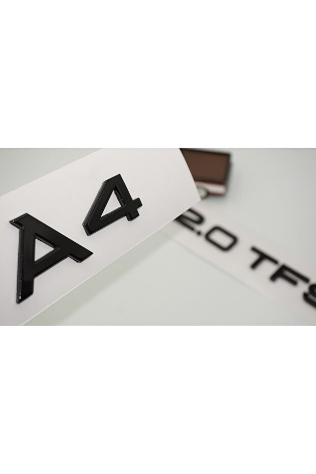 Audi A4 20 Tfsi Gloss Black Abs Trunk Lettering Logo Emblem