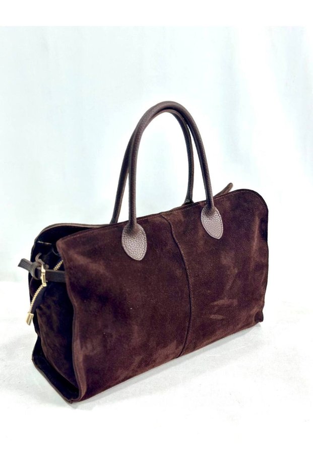 Genuine Suede Leather Women's Hand Shoulder Cross Bag