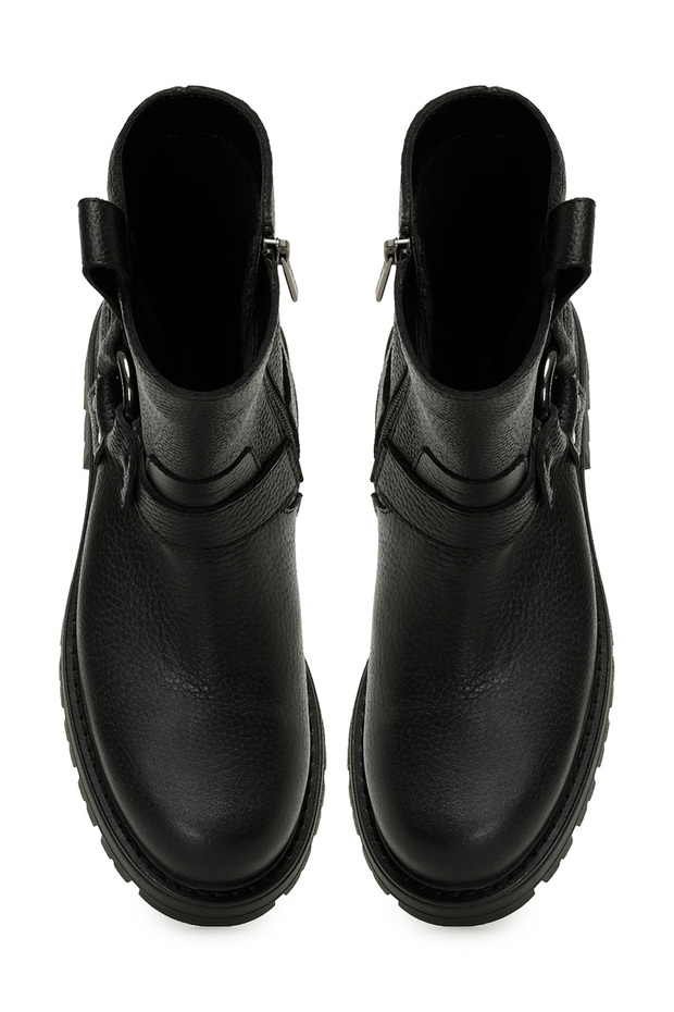 REFILE 5PR Siyah Kadın Düz Bot - 4