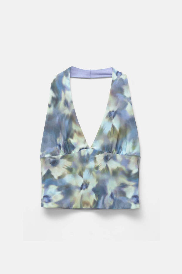 Printed halter top - 5