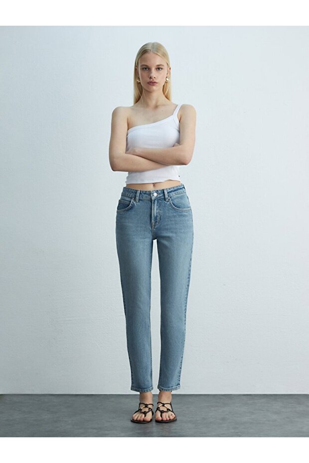 Rebecca Skinny High Waist Jean Trousers