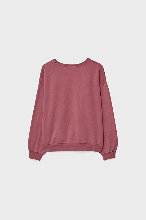 Nakışlı sweatshirt - 6