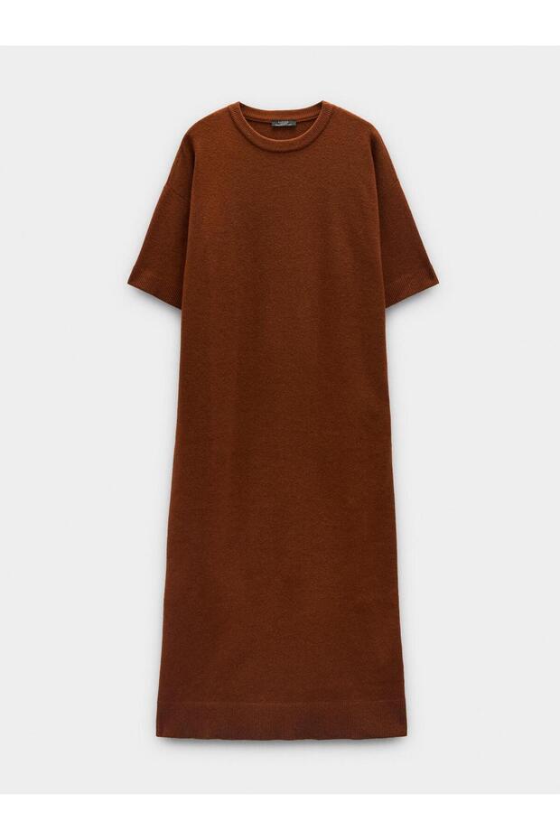 Midi Örme Elbise - 5