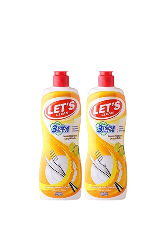 Dishwashing Liquid Lemon 500ml Pack of 2