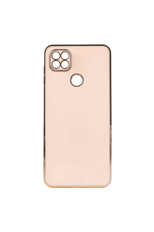 غطاء حماية متوافق مع هاتف Redmi 9C من OMSY - ذهبي وردي