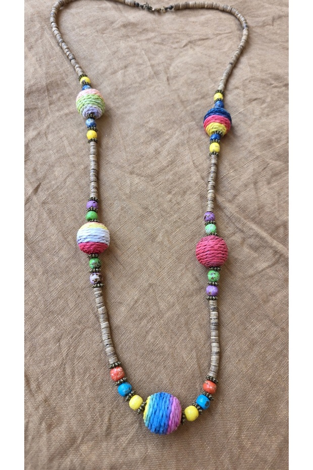 قلادة بوهيمية عرقية أصلية - 7