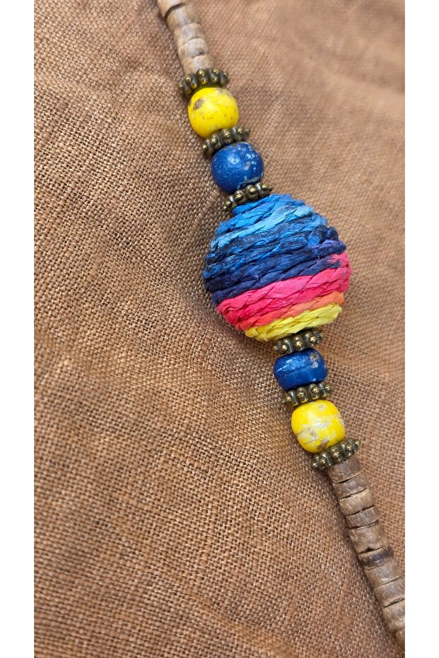 قلادة بوهيمية عرقية أصلية - 5