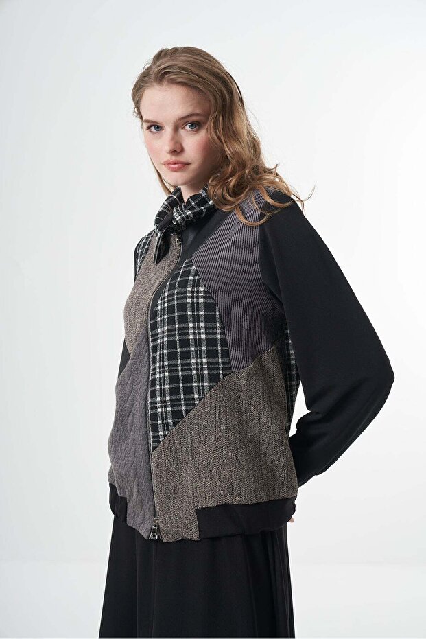 Patcwork Ceket Takım - 2